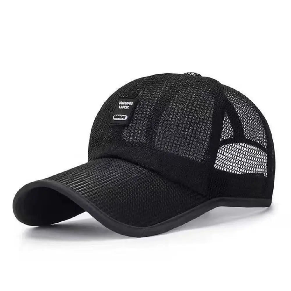 Fashion Breathable Baseball Cap Snapback Closure Unisex Mesh Cap
