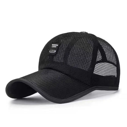 Fashion Breathable Baseball Cap Snapback Closure Unisex Mesh Cap