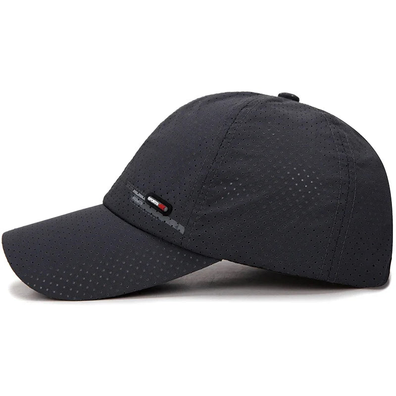 Breathable Perforated Quick-Drying Hat Fishing Sun Protection Baseball Cap