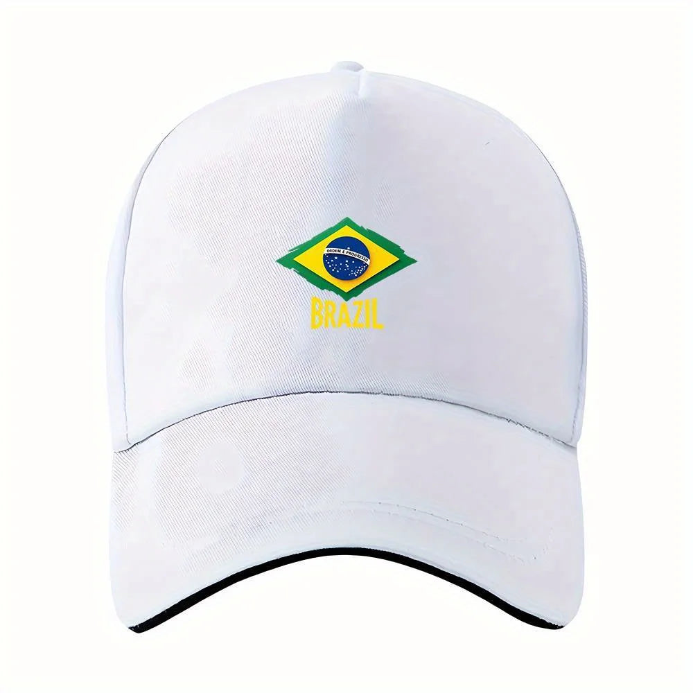 Brazil Flag Design Baseball Cap