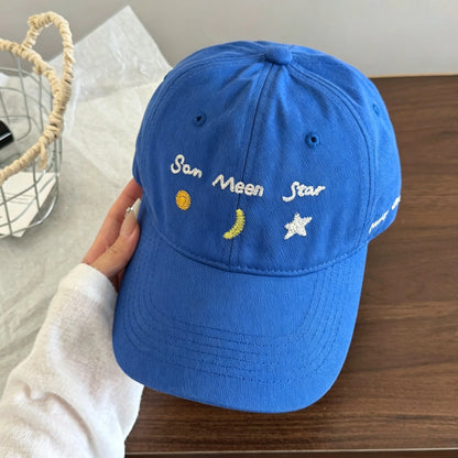 Baseball Cap Cute Letter ''Sam Meen Star''