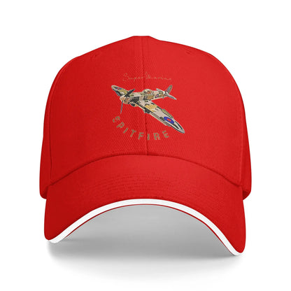 Spitfire Supermarine RAF Fighter Aircraft Outdoor Sport Baseball Cap