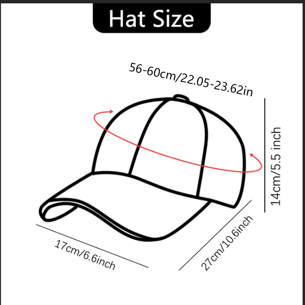 Fashionable letter embroidered baseball cap for men and women