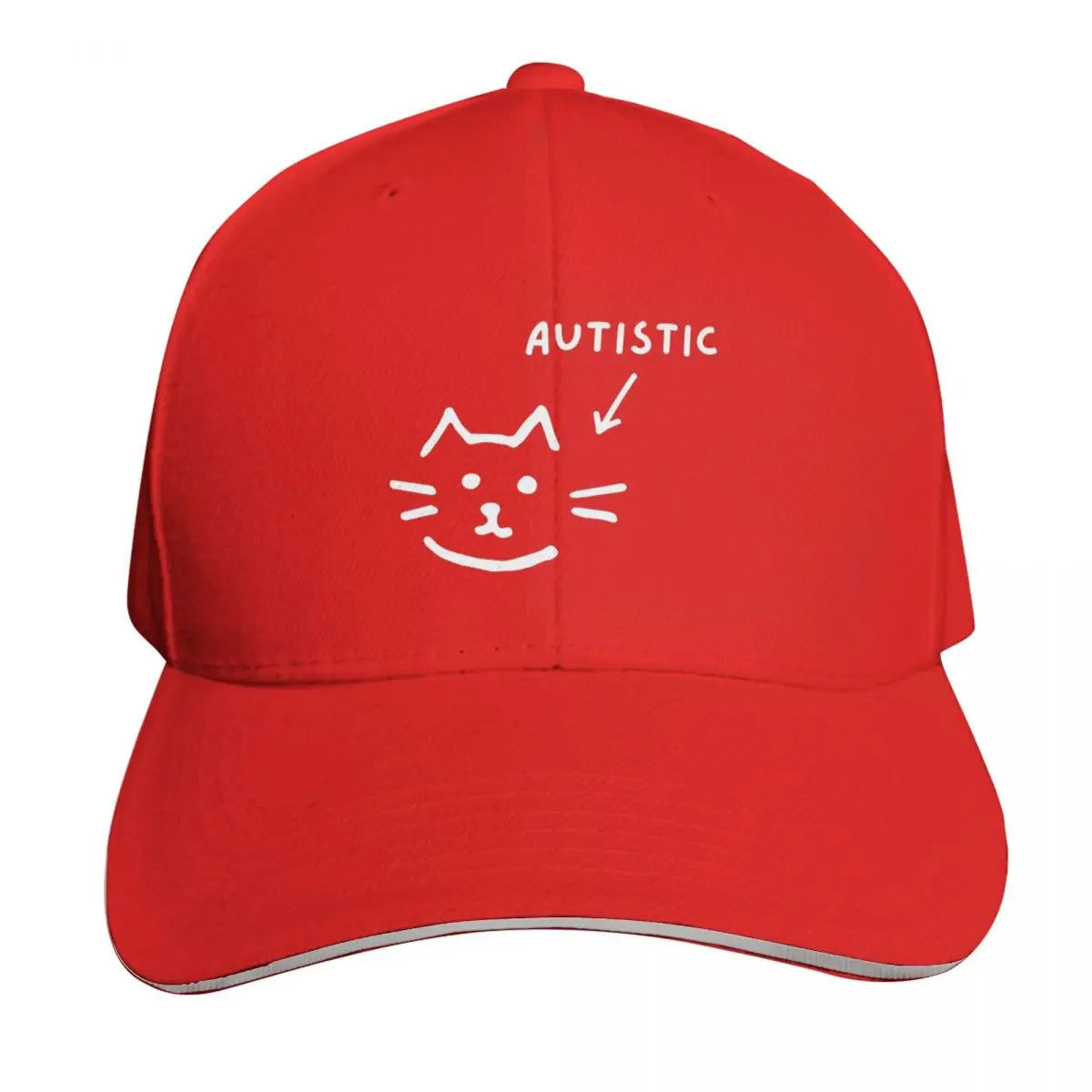 Autistic Cat Animal Cap Fashion Casual Baseball Caps