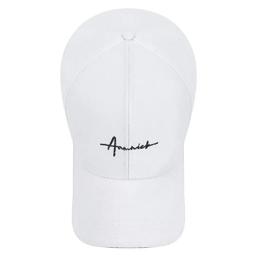 UV Protection Adjustable Sun Hats Cotton Solid Color Baseball Cap Sun Cap Men
