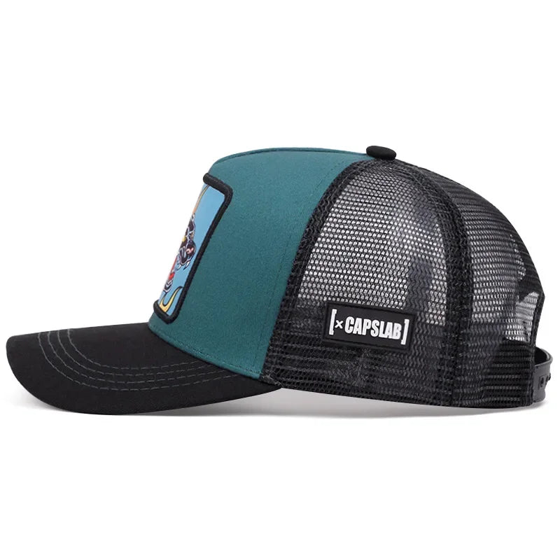 Spring Summer Cartoon Animal Embroidery Baseball Cap For Men Women