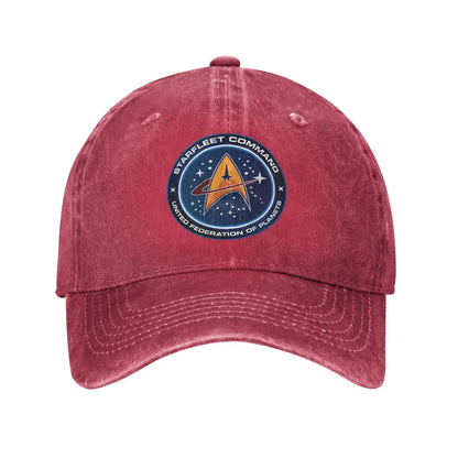 Star Treks Logo Starfleet Trucker Hat Outfit Baseball Cap