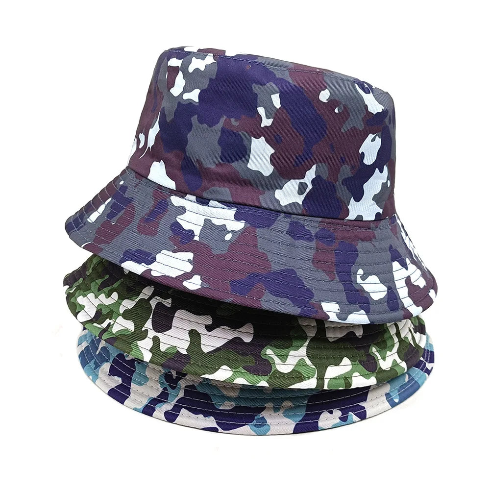 New Fashion Camouflage Bucket Hats Mountaineering Fisherman Hat