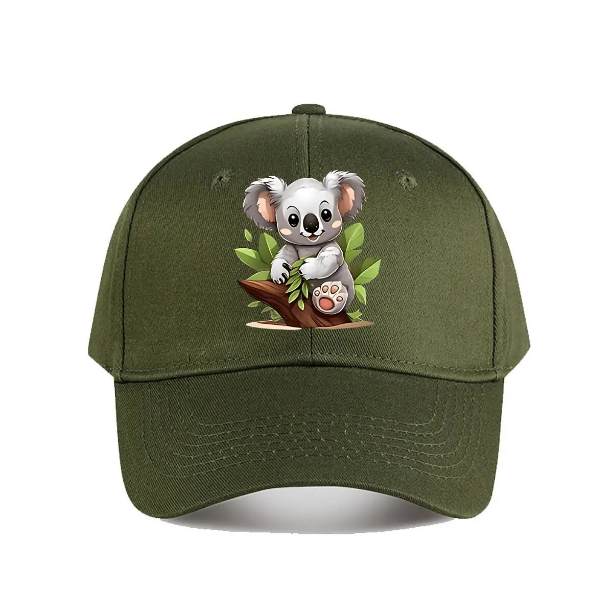 Cute Cartoon Koala Plush Toy Kids Room Decor Baseball Cap