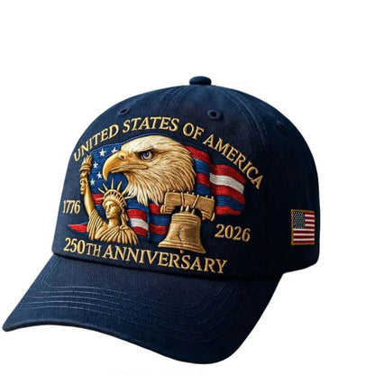 Embroidered Sunshade Cap Exclusive Patriotic Baseball Cap