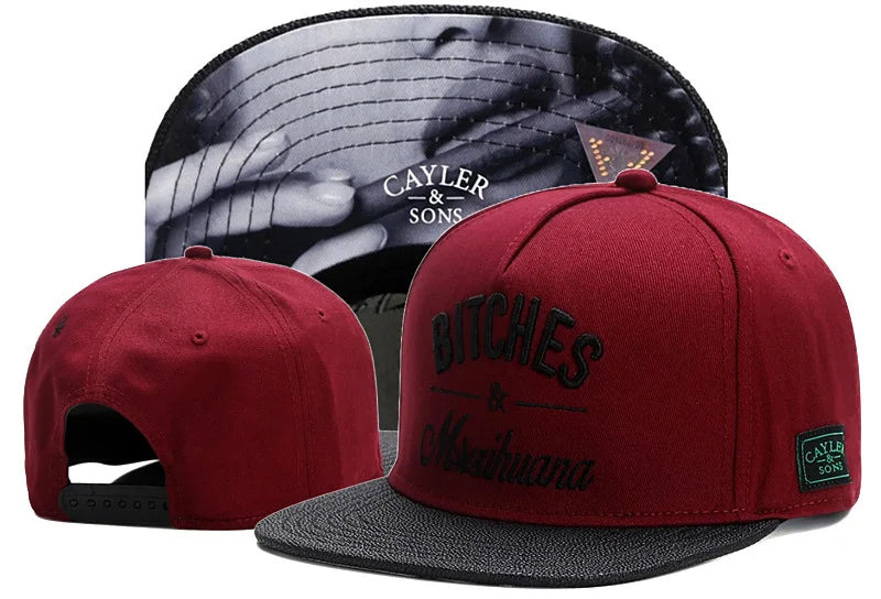 Snapback Hats for Men Hip Hop Style Hats Solid