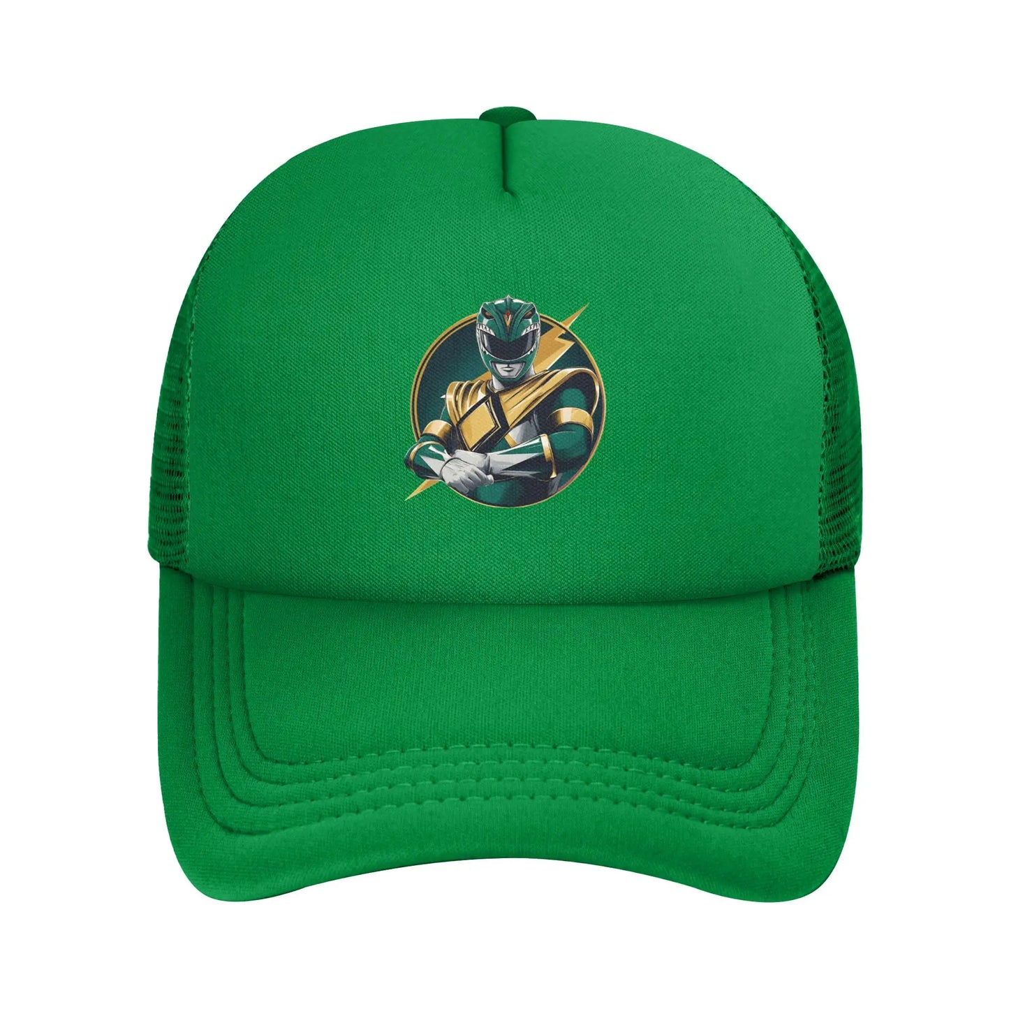 Adult Power Rangers Trucker Hat Curved Mesh Baseball Cap