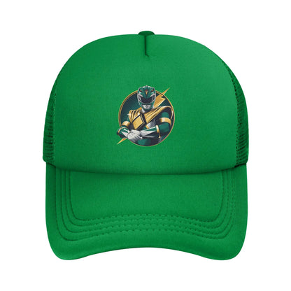 Adult Power Rangers Trucker Hat Curved Mesh Baseball Cap
