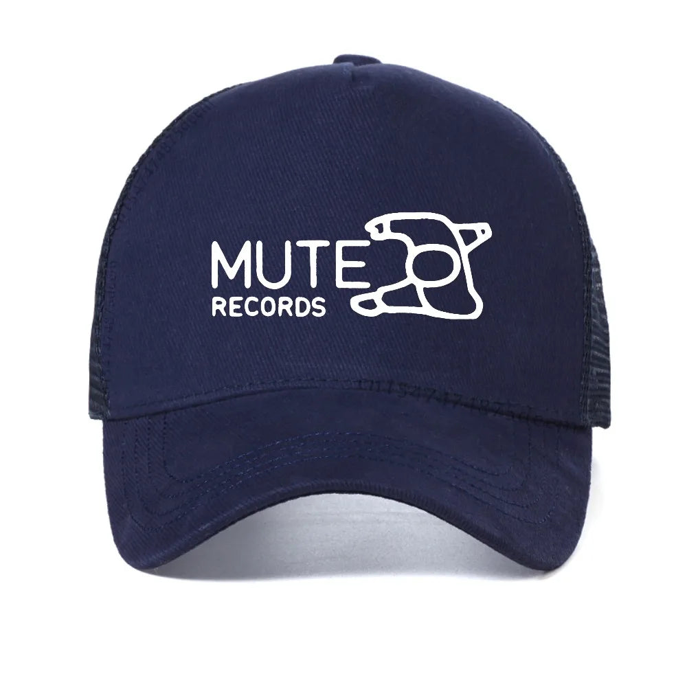 Mute Records 3 Black Baseball Cap
