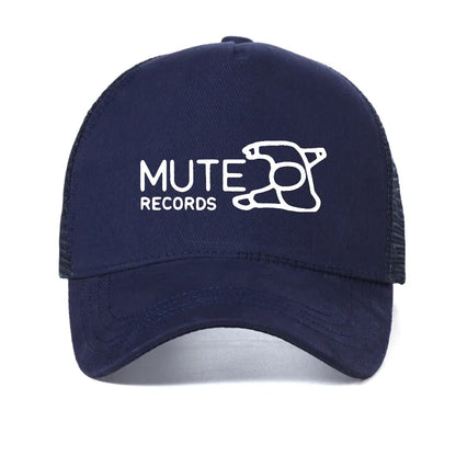 Mute Records 3 Black Baseball Cap