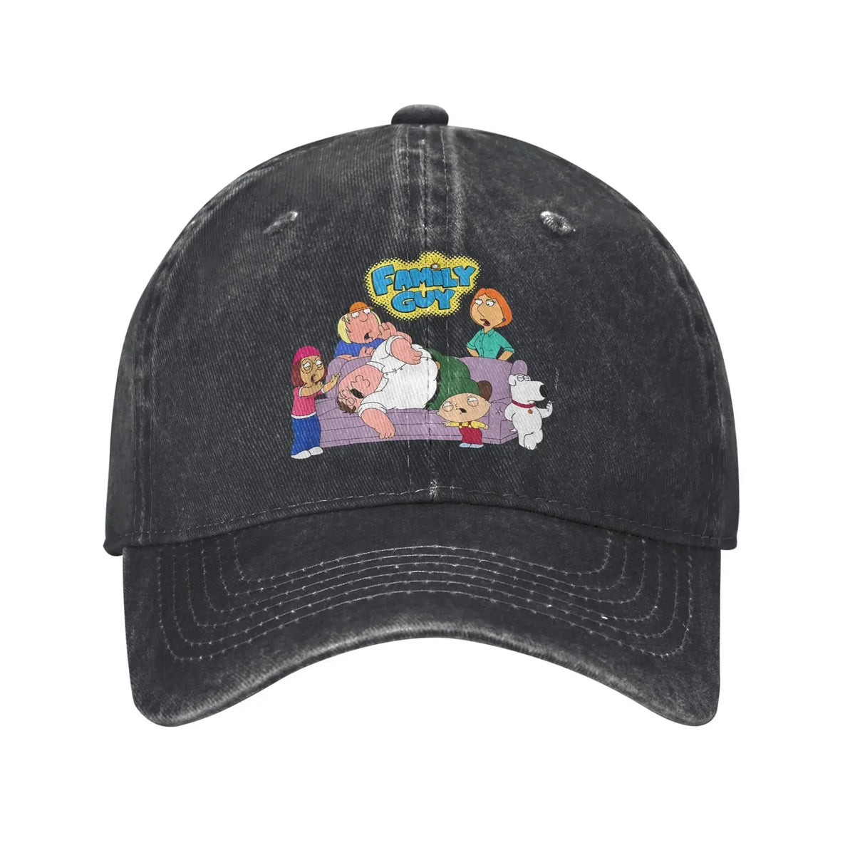 aFamilies Cartoon Don't Go To Bed Angry Bedtime Stewie Baseball Cap