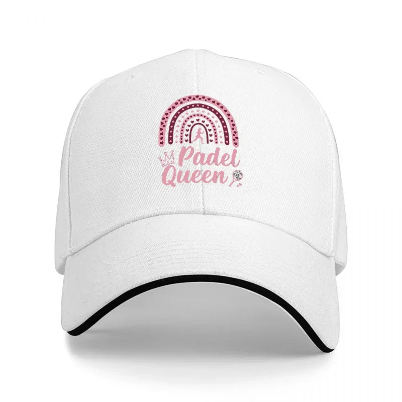 Padel Queen Rainbow Logo Baseball Cap
