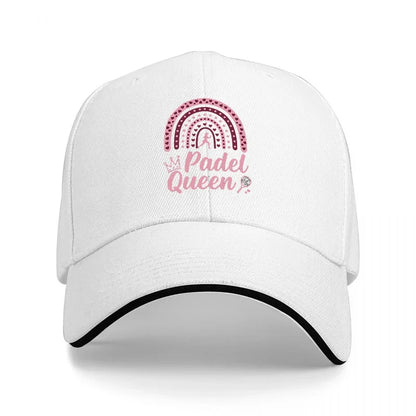Padel Queen Rainbow Logo Baseball Cap