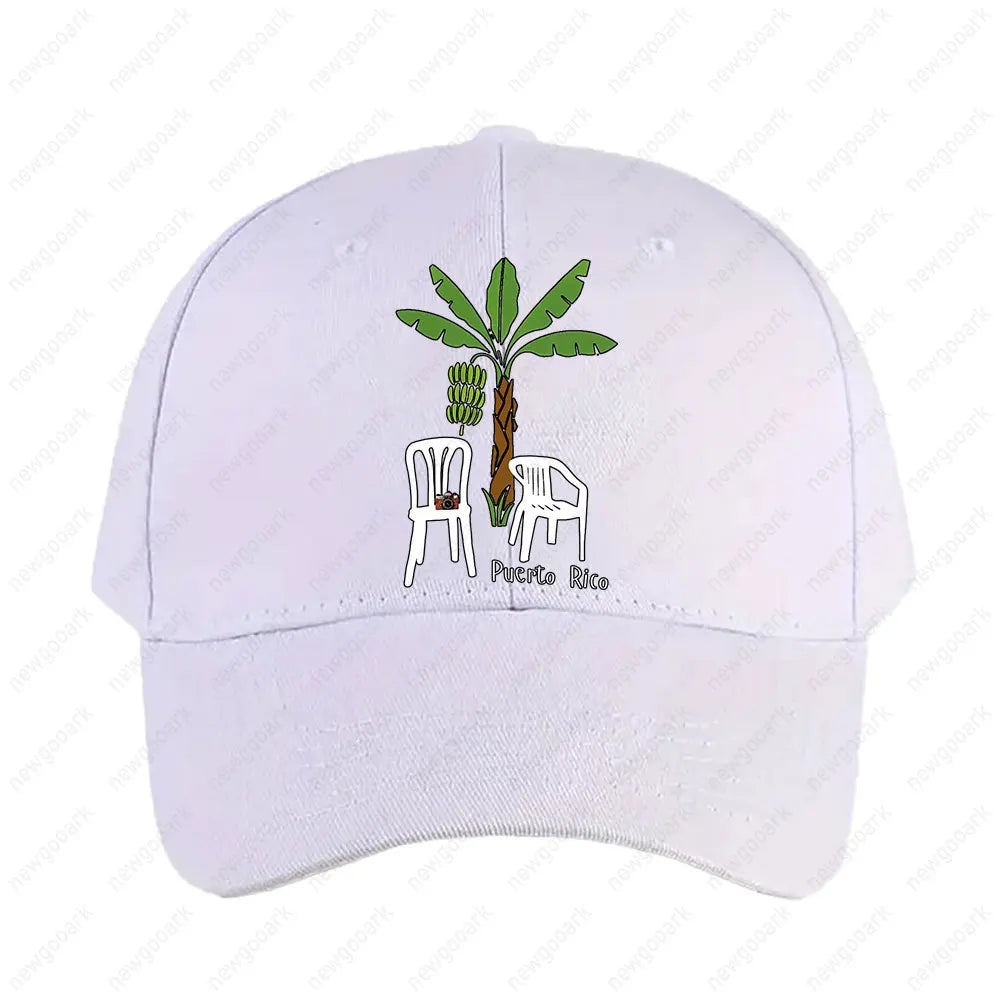 Bad Bunny Puerto Rico DTMF Casual Summer Cap Woman Man Baseball Caps
