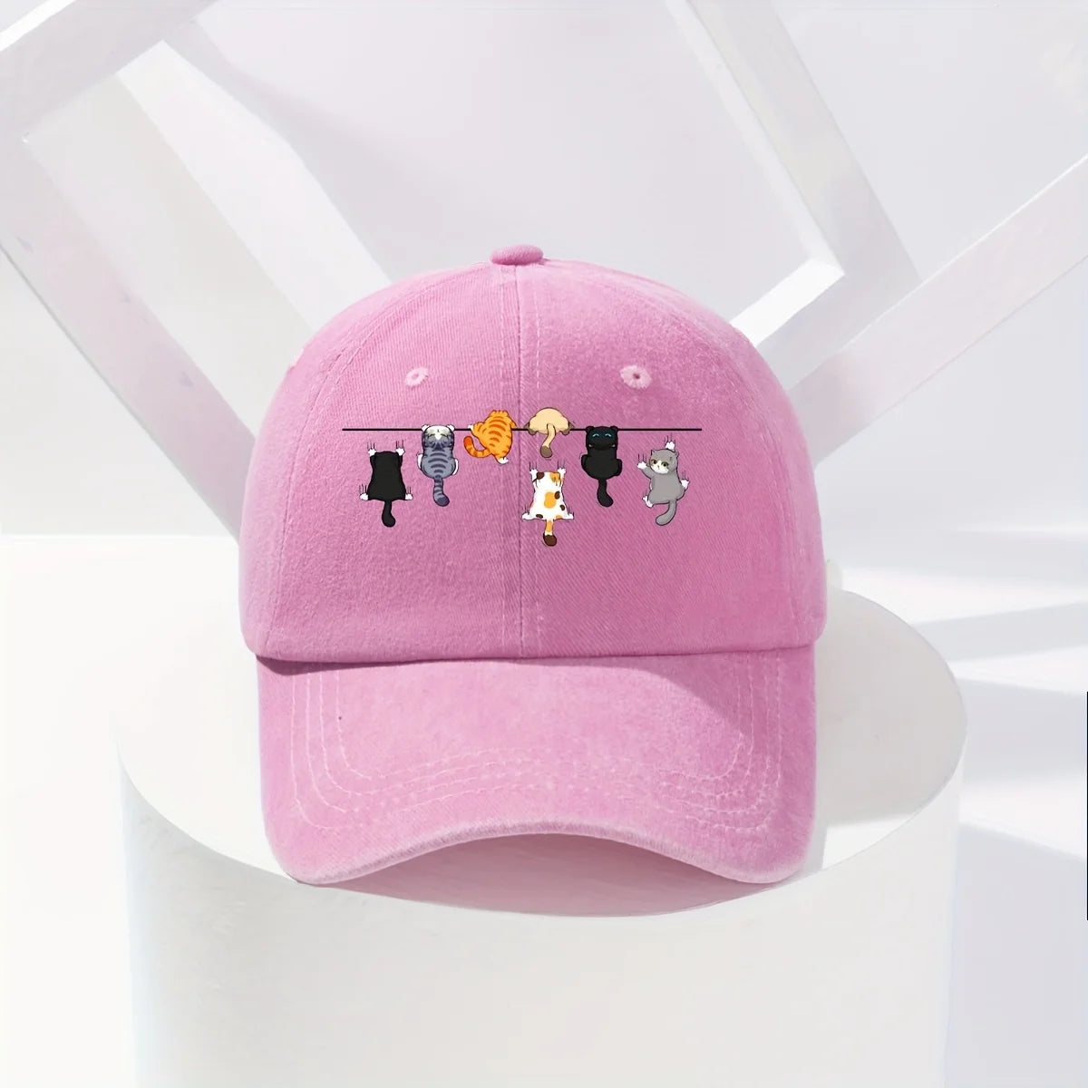 Super Cute Cat-Themed Baseball Cap