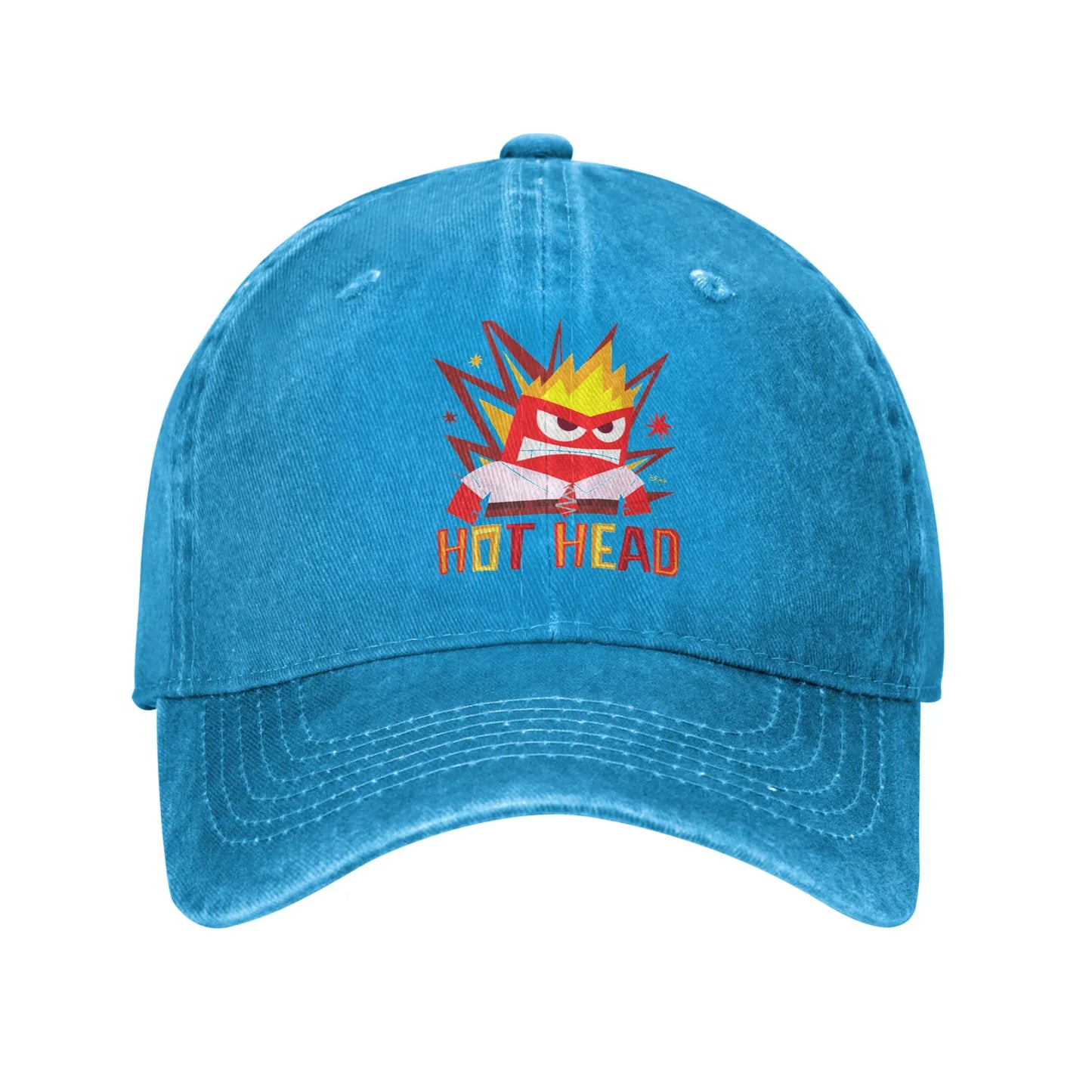 Inside Out 2 Hot Head Anger Casual Baseball Cap