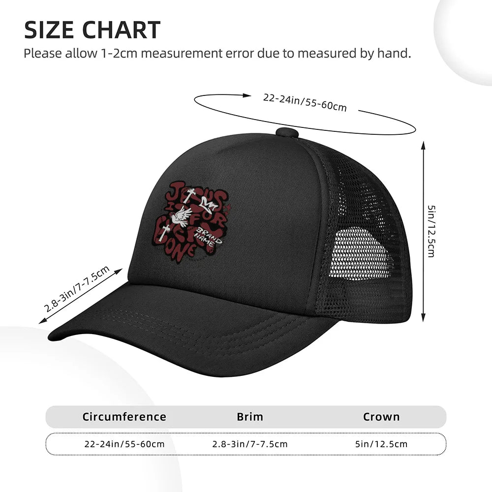 Jesus For Everyone Brand Name Crown Cross Dove Baseball Cap