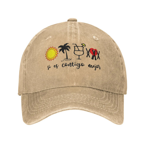 Bads Bunnys DeBi TiRAR MaS FOToS Singer Summer Baseball Caps