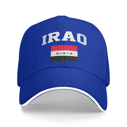 Women Men Iraq Flag Iraqi Outdoor Hat  Sun Cap Casual Baseball Cap