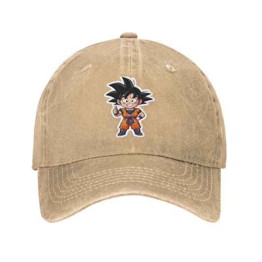 Anime Dragon Ball Song Goku Washed Baseball Cap