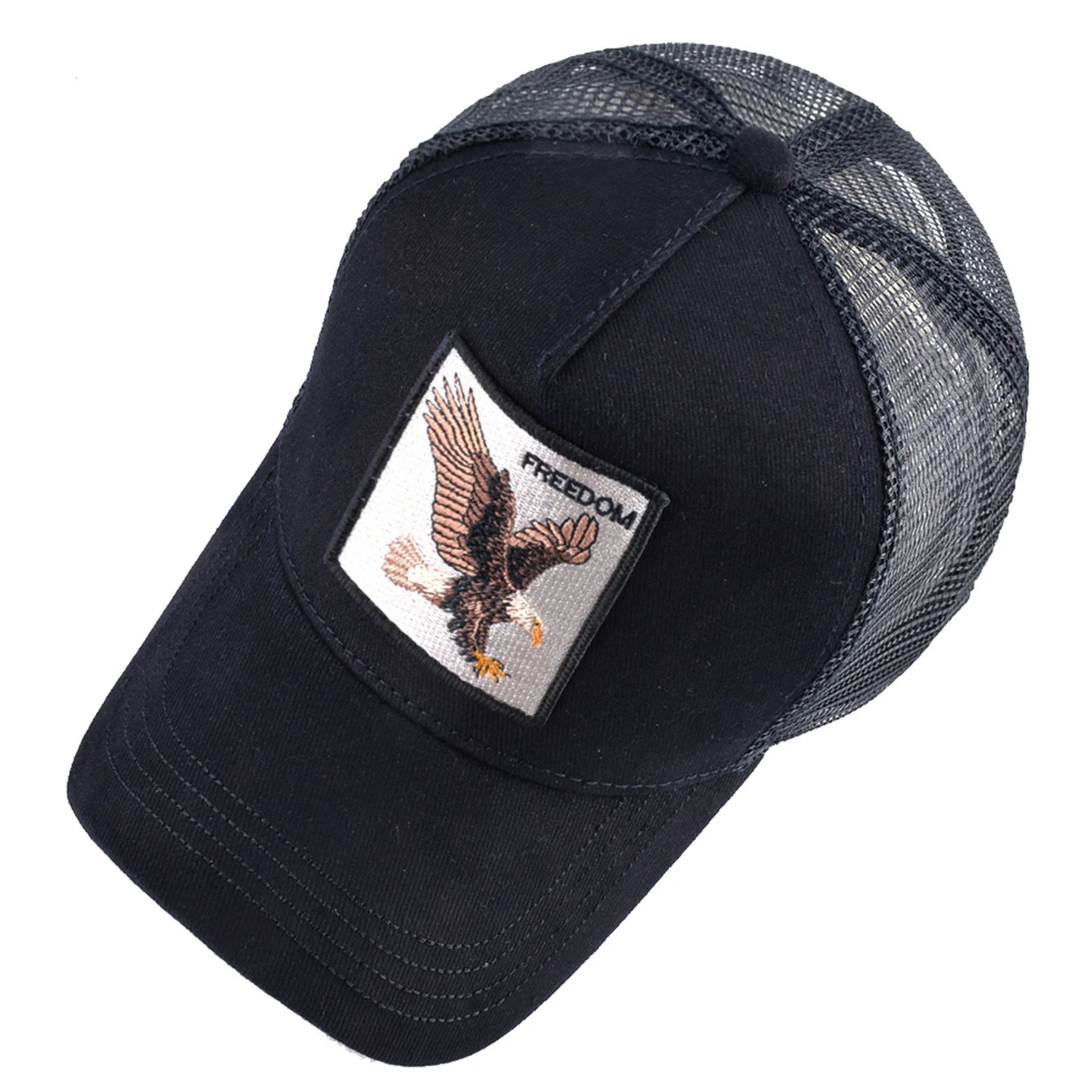 Fashion Baseball Cap With Eagle Embroidery Patch
