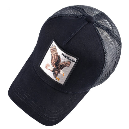 Fashion Baseball Cap With Eagle Embroidery Patch