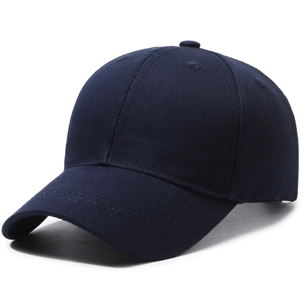 Sports Cap Breathable Solid Color Summer Hat Baseball Cap For Men Women