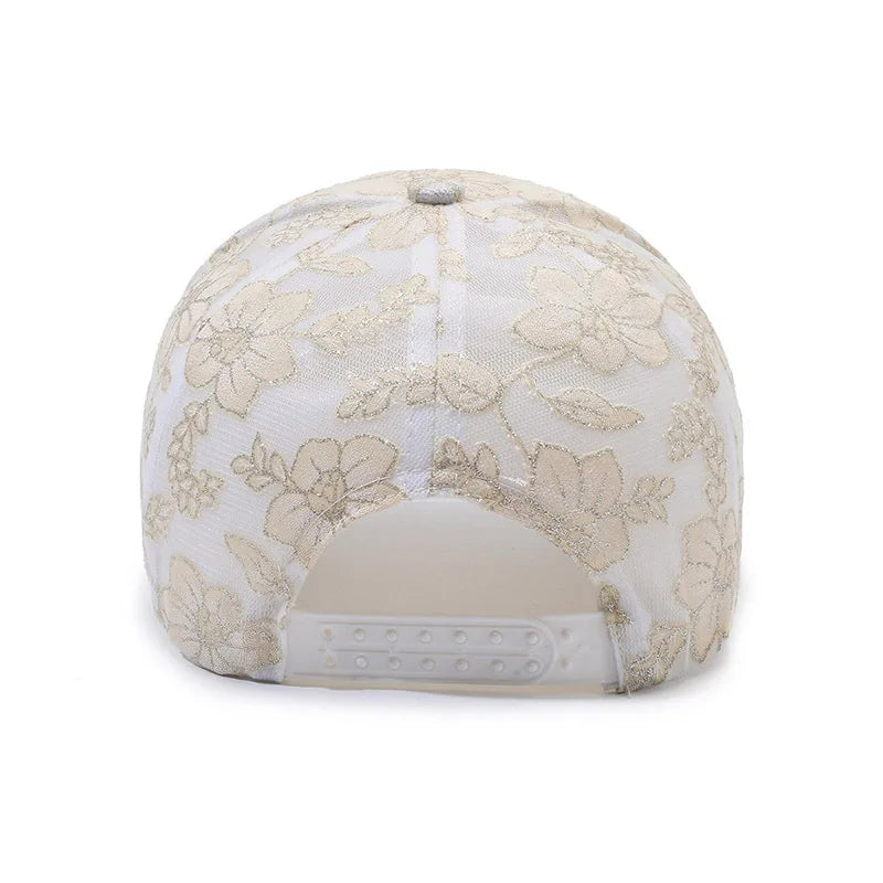 Lightweight Lace Sun Hat Uv Protection Baseball Cap