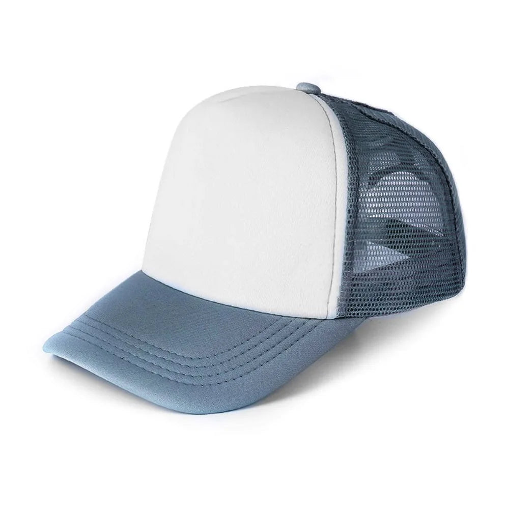 Unisex Spong Mesh Baseball Cap Breathable Adjustable Peaked Cap