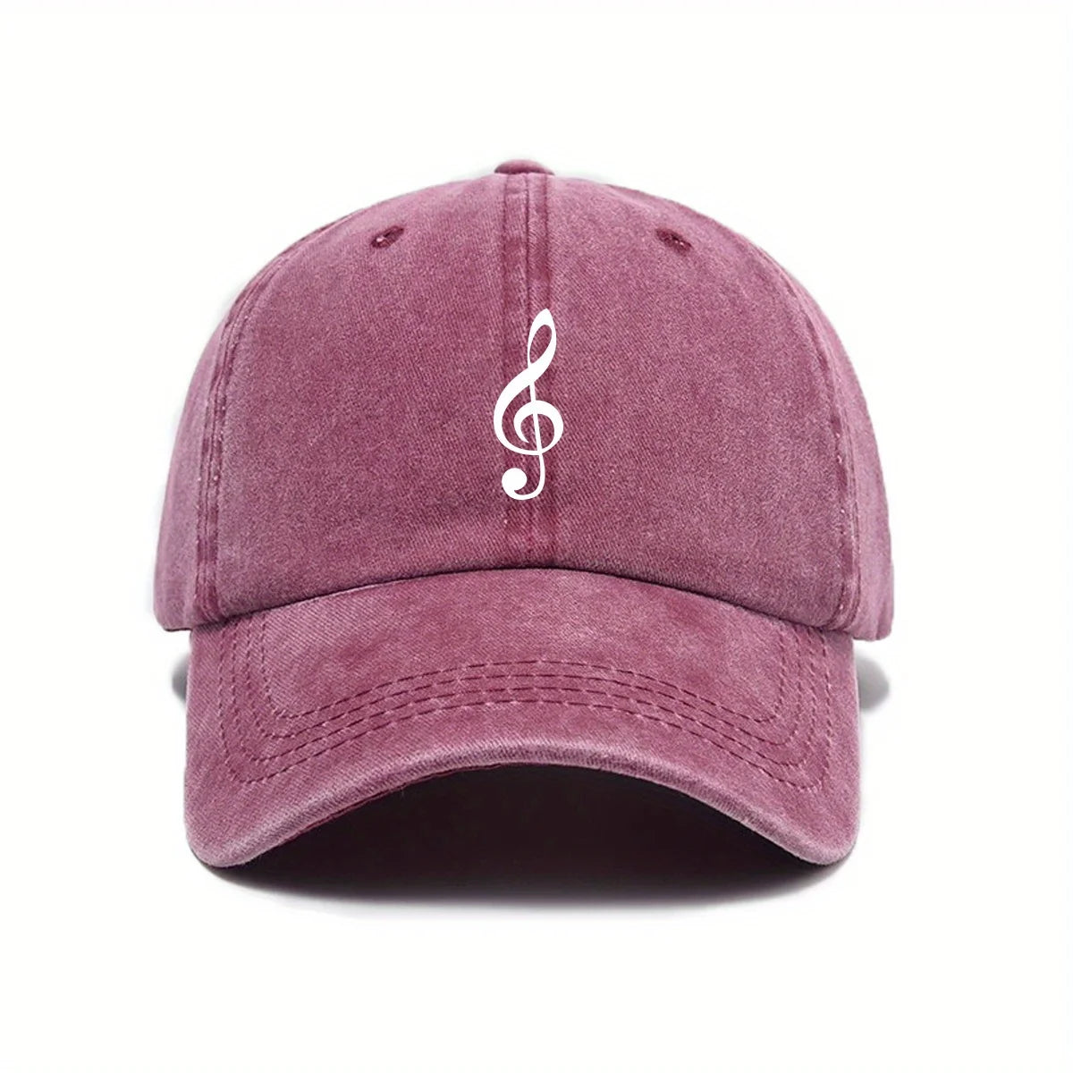 Music Note Printed Baseball Cap
