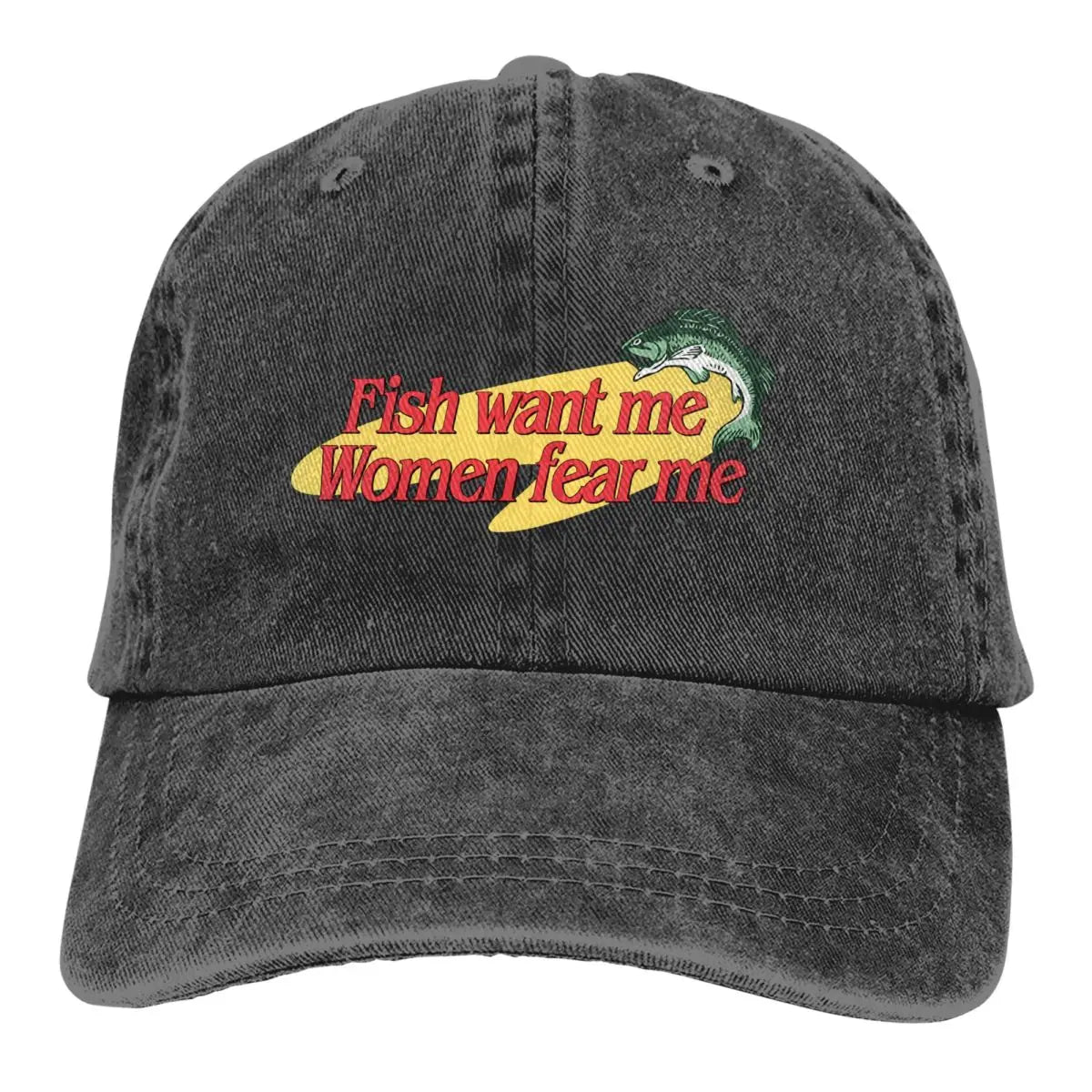 Fish Want Me Women Fear Me Classic Baseball Caps