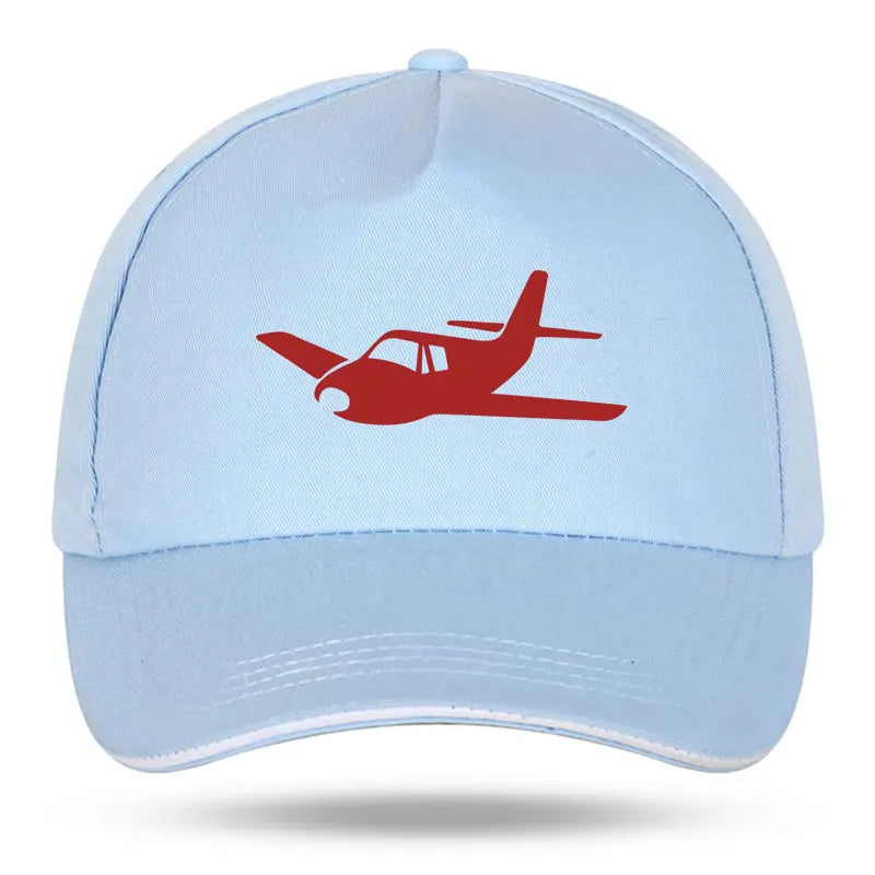 New Men Women Fashion Airplane Pilot Wings Funny Print Baseball Caps