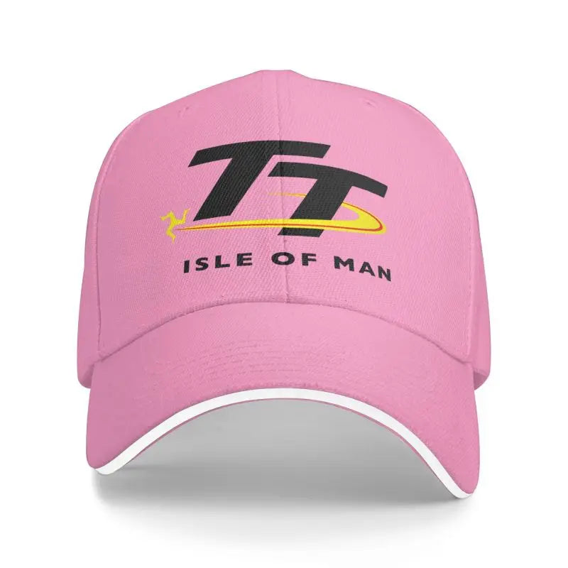 Isle of Man TT Races Motorcycle Print Baseball Cap