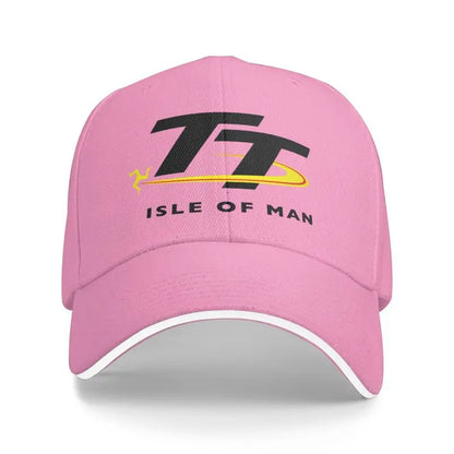 Isle of Man TT Races Motorcycle Print Baseball Cap