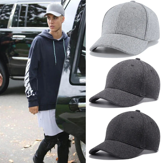 Autumn winter warm baseball cap