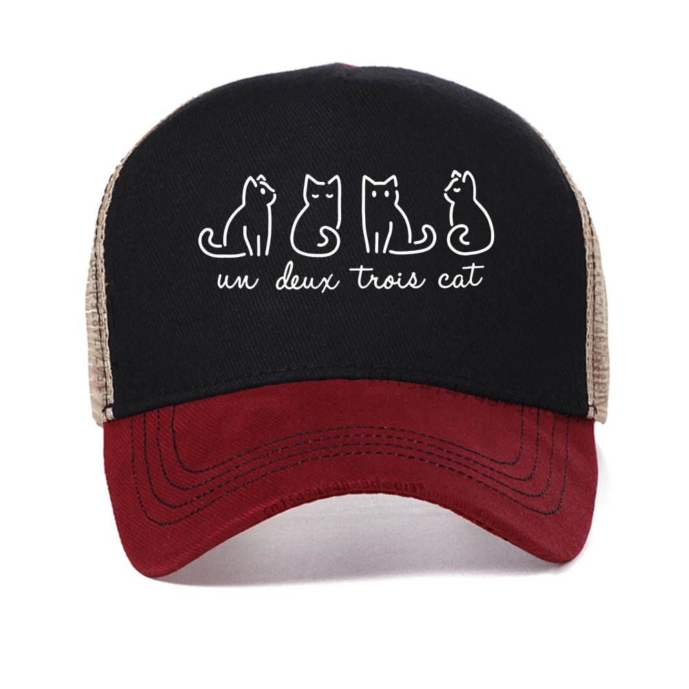 Cute Cat Baseball Cap Fashion For Cat Lovers