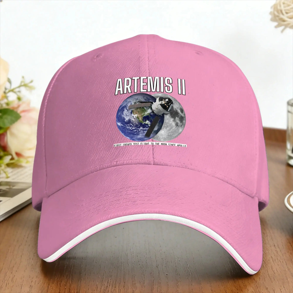 Artemis 2 Moon Mission First Crewed Flight Since Apollo Sun Baseball Cap