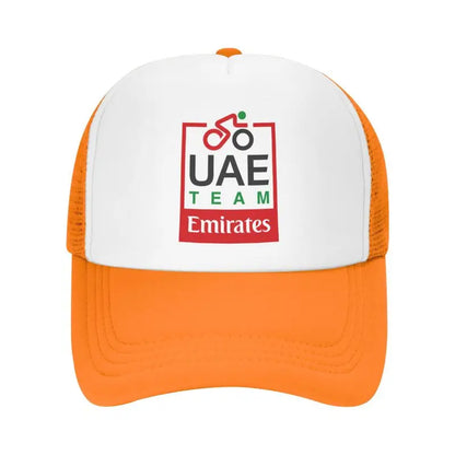 UAE Road Vehicle Print Mesh Baseball Cap