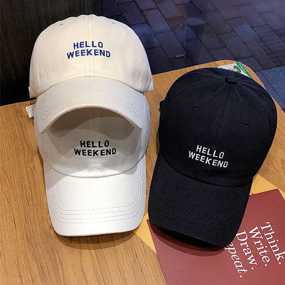 Spring Summer Adjustable Baseball Cap For Women Men