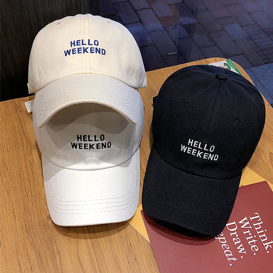 Spring Summer Adjustable Baseball Cap For Women Men