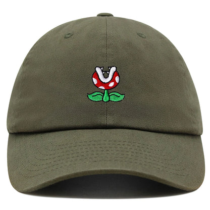 Piranha Plant Dad Hat Embroidered Cartoon Cute Mushroom Baseball Cap