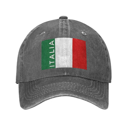Flag of Italy Sun Baseball Cap Casual Men Women