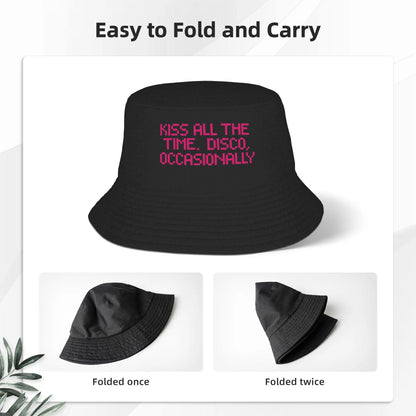 Men Women Kiss All the Time Bucket Hat