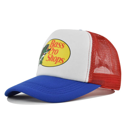 Bass Football Mesh Baseball Cap