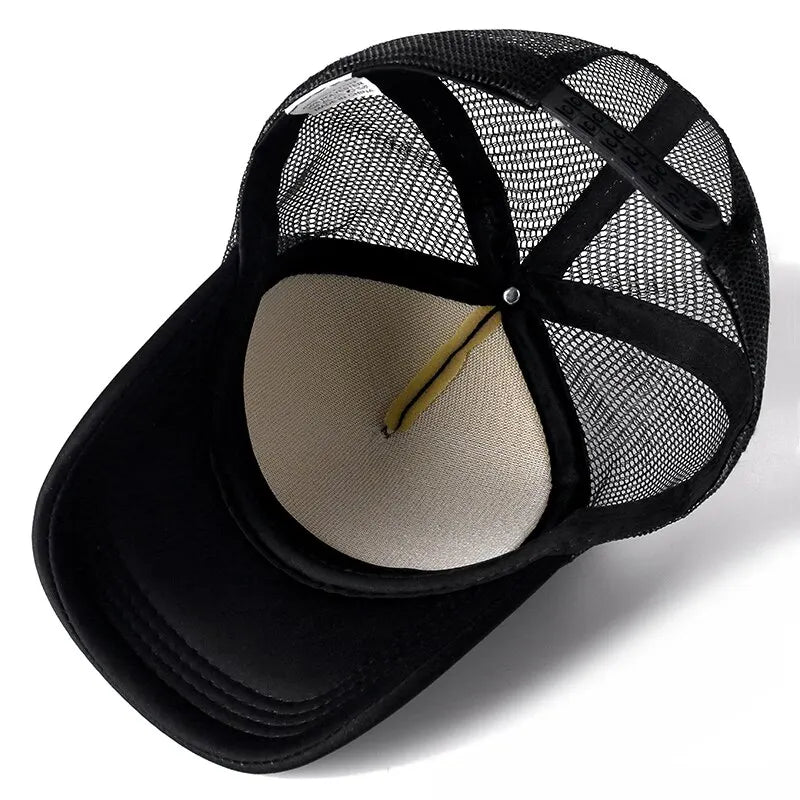 Unisex Cap Casual Plain Mesh Baseball Cap